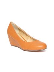 Allen Solly Women Tan Brown Solid Pumps