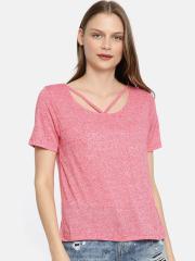 ONLY Women Pink Solid Top