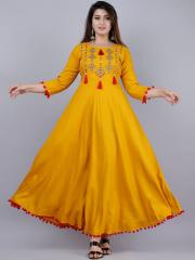 VASANT APPAREL Ethnic Motifs Embroidered Anarkali Kurta