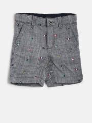 Tommy Hilfiger Boys Grey Printed Shorts