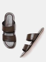 Roadster Men Coffee Brown Comfort Sandals