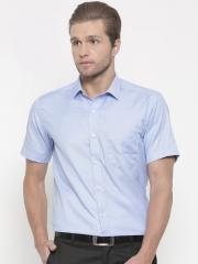 Peter England Men Blue Shirt