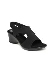 Catwalk Women Black Solid Sandals