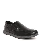 Lee Cooper Men Black Slip-On Sneakers