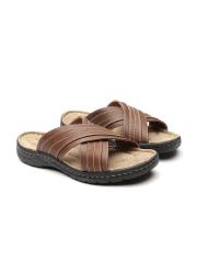 Carlton London Men Brown Comfort Sandals