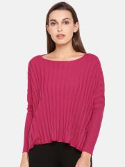 ONLY Women Pink Solid Top