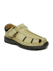 Woodland Men Beige Shoe-Style Sandals