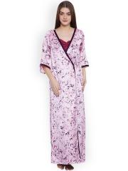 Clovia Women Purple Robe NS1051P15