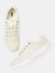 HRX by Hrithik Roshan Women Off-White Running Shoes