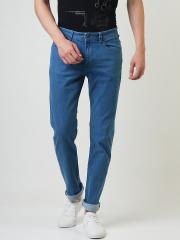 Blue Saint Men Blue Slim Fit Mid-Rise Clean Look Jeans