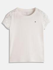 Tommy Hilfiger Girls White T-shirt