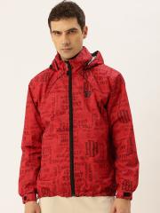 Sports52 wear Printed Hooded Rain Jacket