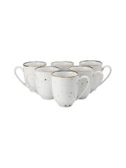 Hitkari 3 Pieces Printed Porcelain Coffee Mugs