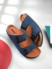 The Roadster Lifestyle Co. Men Navy Blue Comfort Sandals