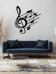 ARTROOMS Black Music Wall Painting