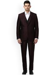 Raymond Men Brown Single-Breasted Suit