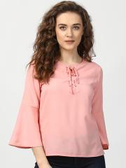 Harpa Women Pink Solid Top