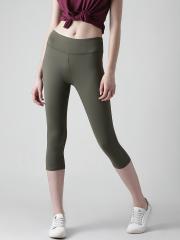 FOREVER 21 Women Olive Green Leggings