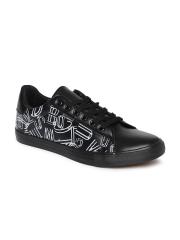 Flying Machine Men Black Sneakers