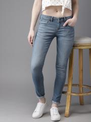 Moda Rapido Women Blue Skinny Fit Mid-Rise Clean Look Stretchable Jeans