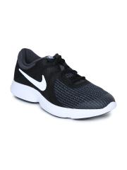 Nike Boys Black Revolution 4 (GS) Running Shoe