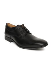 Arrow Men Black Forks Leather Derbys