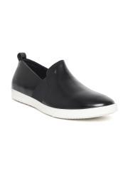 Blackberrys Men Black Slip-On Leather Sneakers