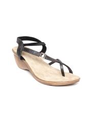 Inc 5 Women Black Solid Wedges