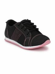 TUSKEY Boys Black Sneakers