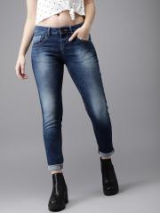 Moda Rapido Women Blue Skinny Fit Mid-Rise Clean Look Stretchable Jeans