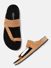 Roadster Men Tan Brown Comfort Sandals