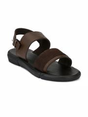 Guava Men Brown Comfort Sandals