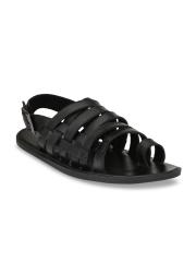 Guava Men Black Comfort Sandals