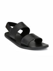 Guava Men Black Comfort Sandals