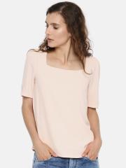 Vero Moda Women Pink Solid Top