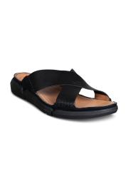 Clarks Men Black Comfort Sandals