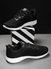 Crew STREET Men Black Running Shoes