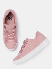 Kook N Keech Women Dusty Pink Sneakers