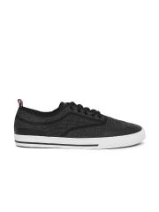 Tommy Hilfiger Men Black Sneakers