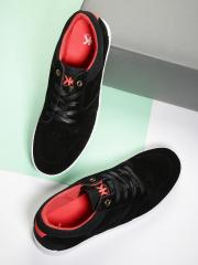 Kook N Keech Men Black Sneakers