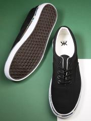 Kook N Keech Men Black Sneakers