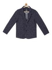 Allen Solly Junior Boys Blue Solid Tailored Jacket