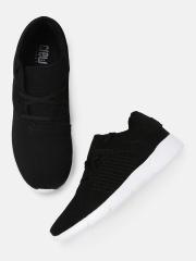 Crew STREET Men Black Running Shoes