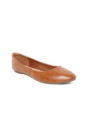 Allen Solly Women Brown Solid Ballerinas