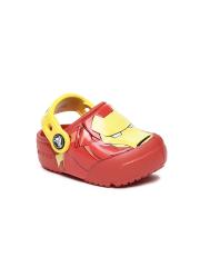 Crocs Boys Red & Yellow Printed Clogs