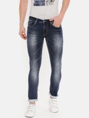 SPYKAR Men Blue Skinny Fit Low-Rise Clean Look Stretchable Jeans