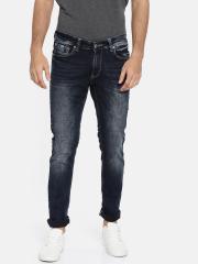 SPYKAR Men Blue Skinny Fit Low-Rise Clean Look Stretchable Jeans