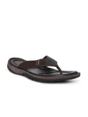 Woodland Men Brown Leather Comfort Sandals