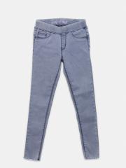 VITAMINS Girls Blue Denim Jeggings