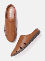 Roadster Men Brown Shoe-Style Sandals